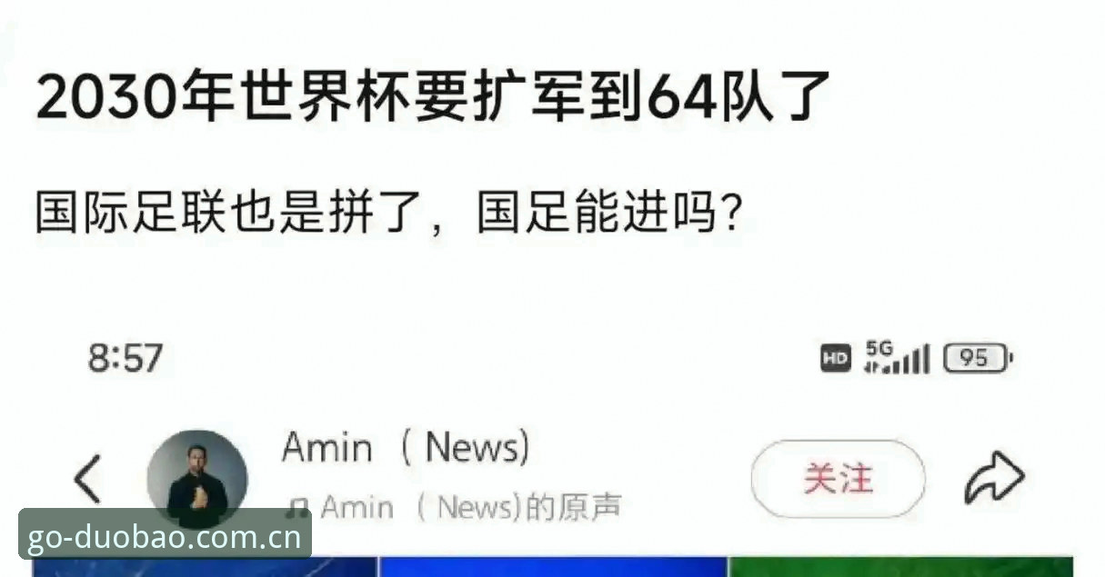 揭秘世界杯扩军66队背后的真相：中国男足能否搭上2030年快车？